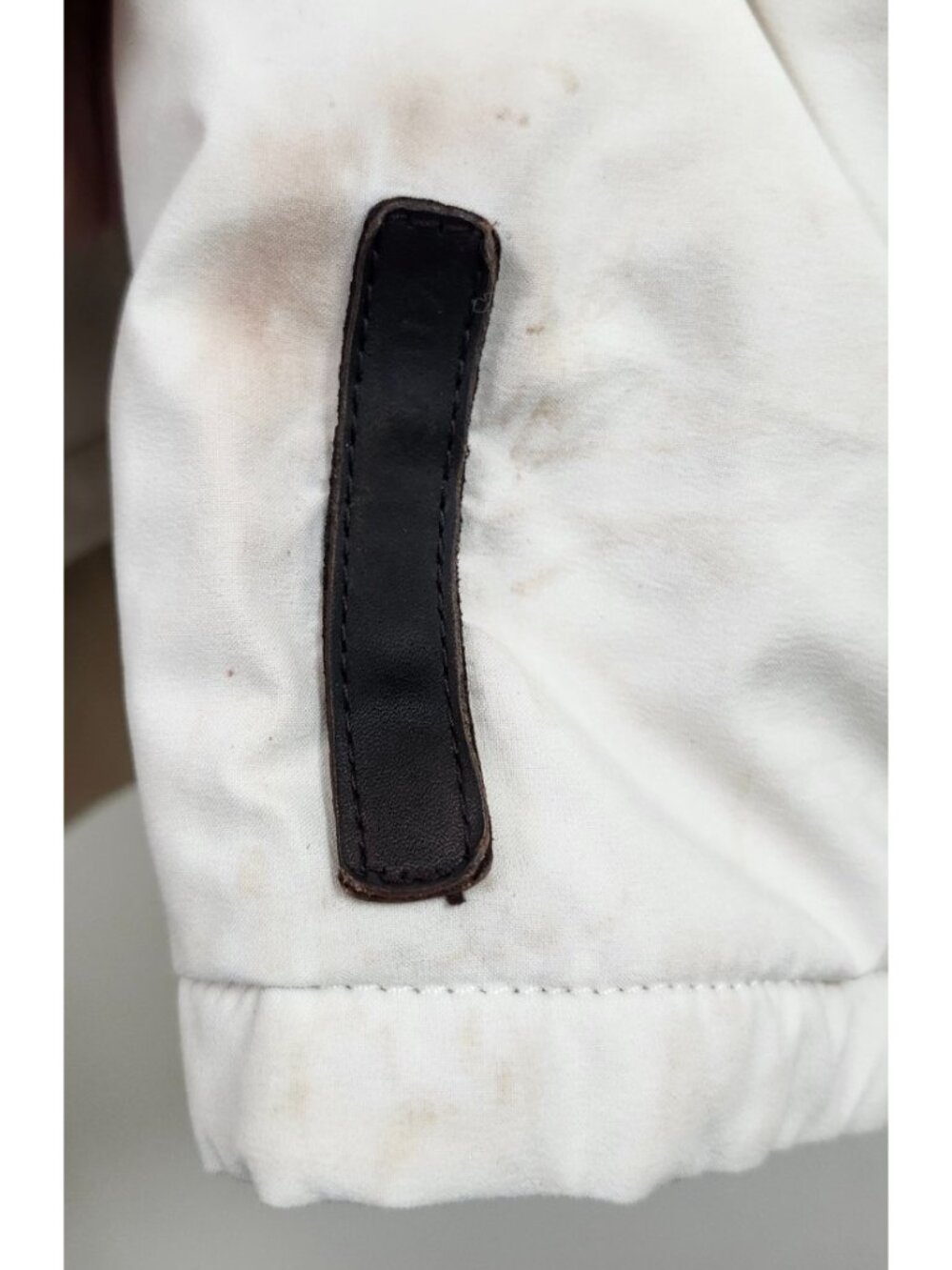 PRADA Sport Linea Rossa Gore-Tex Jacket Womens 42 White Real Fur Hood Nylon Coat - Picture 7 of 16